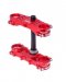 Triple clamp X-TRIG ROCS TECH Red