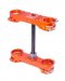 Triple clamp X-TRIG ROCS TECH Orange