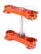 Triple clamp X-TRIG ROCS TECH Orange