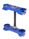 Triple clamp X-TRIG ROCS TECH Blue