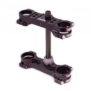 Triple clamp X-TRIG ROCS TECH Black