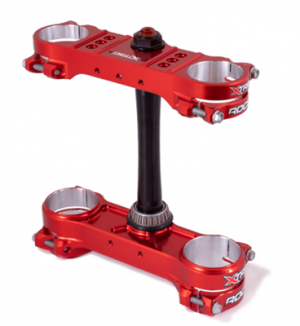 Triple clamp X-TRIG ROCS PRO Red