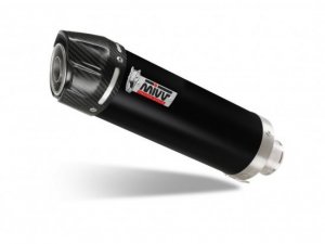 Full exhaust system 1x1 MIVV GP Black with carbon cap