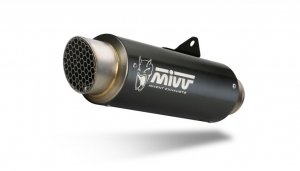 Full exhaust system 1x1 MIVV GP PRO Steel black