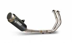 Full exhaust system 2x1 MIVV GP PRO Black stainless steel