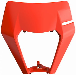 Headlight Mask POLISPORT orange ktm16
