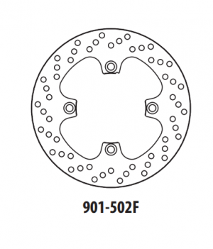 Brake disc GOLDFREN front 240 mm