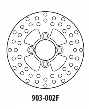 Brake disc GOLDFREN front 180,5 mm