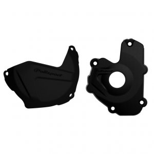 Clutch and ignition cover protector kit POLISPORT Blue