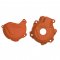 Clutch and ignition cover protector kit POLISPORT Orange
