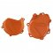 Clutch and ignition cover protector kit POLISPORT Orange