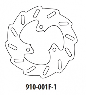 Brake disc GOLDFREN front 190 mm