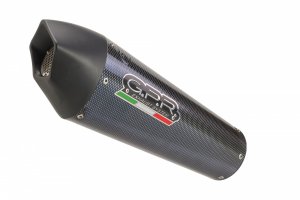 Full exhaust system GPR GP EVO4 Carbon look including removable db killer and catalyst