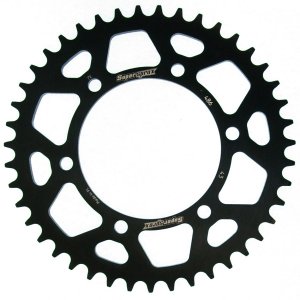 Rear ALU sprocket SUPERSPROX black 43T, 520