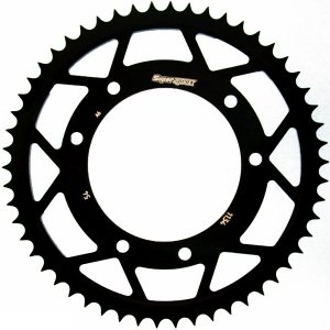 Rear sprocket SUPERSPROX black 54T, 428