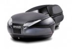 Top case SHAD D0B48306R SH48 Dark grey with backrest, carbon cover and PREMIUM SMART lock