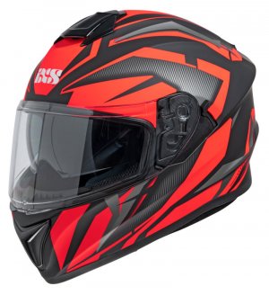 Full face helmet iXS iXS216 2.1 black matt-red XL