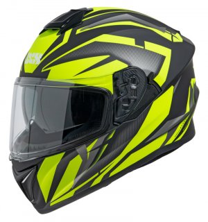Full face helmet iXS iXS216 2.1 black matt-yellow L
