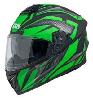 Full face helmet iXS iXS216 2.1 black matt-green XS