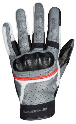 Tour gloves iXS DESERT-AIR dark grey-light grey-black L