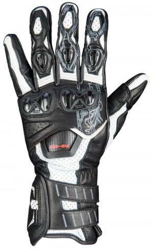 Sport gloves iXS RS-200 3.0 white-black M