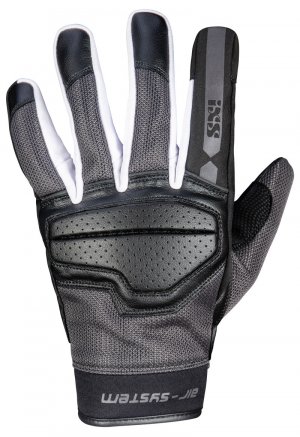 Classic gloves iXS EVO-AIR black-dark grey-white 3XL