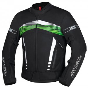 Sport jacket iXS RS-400-ST 3.0 black-white-green fluo L