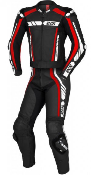 2pcs sport suit iXS RS-800 1.0 black-red-white 48H