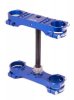 Triple clamp X-TRIG 40704002 ROCS TECH Blue