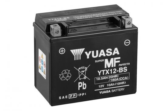 Maintenance free battery YUASA YTX12-BS