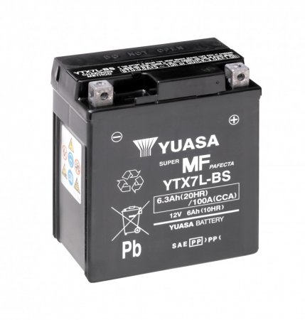 Factory activated battery YUASA YTX7L