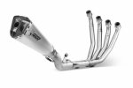 Full exhaust system MIVV H.072.LDRX DELTA RACE Stainless Steel / Carbon cap