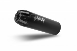 Full exhaust system 1x1 MIVV HR-1 Black with carbon cap