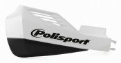 Handguard POLISPORT MX ROCKS with lever mounting system white