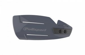 Handguard POLISPORT 8307800009 HAMMER with universal plastic mounting kit Nardo Grey