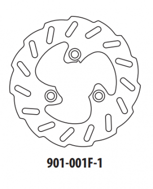 Brake disc GOLDFREN front 190 mm