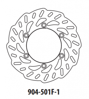 Brake disc GOLDFREN front 260 mm