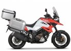 Complete set of aluminum cases SHAD TERRA, 48L topcase + 47L / 47L side cases, including mounting kit and plate SHAD SUZUKI DL 1000 V-Strom/ DL 1050 V-Strom