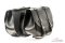 Leather saddlebag CUSTOMACCES HD black pair