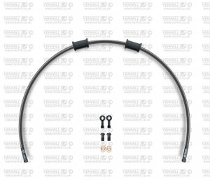 Rear brake hose kit Venhill APR-10001RB-CB POWERHOSEPLUS (1 hose in kit) Carbon hoses, black fittings