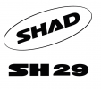Stickers SHAD D1B291ETR white for SH29