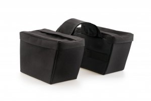 Semi-rigid saddlebag CUSTOMACCES ELTON black pair