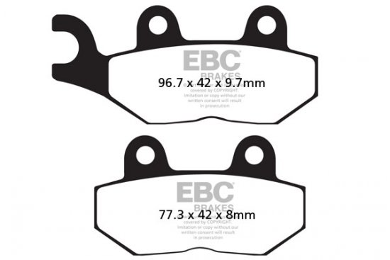Brake pads EBC FA214/2V