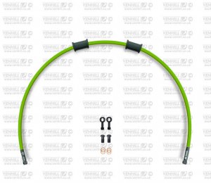 Rear brake hose kit Venhill APR-10001RB-GR POWERHOSEPLUS (1 hose in kit) Green hoses, black fittings