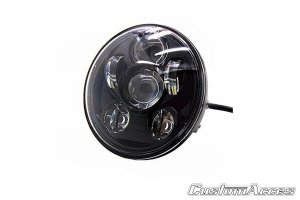 Headlight CUSTOMACCES OVNI II black