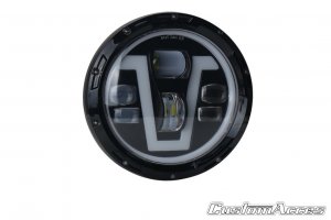 Headlight CUSTOMACCES VICTORY black