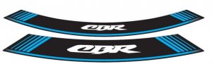 Rim strip PUIG CBR blue set of 8 rim strips