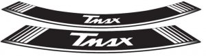 Rim strip PUIG T-MAX white set of 8 rim strips
