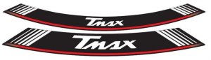 Rim strip PUIG T-MAX silver set of 8 rim strips