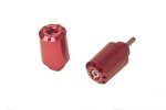 Bar ends PUIG 5621R LONG red